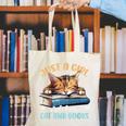 Just a Girl Who Loves Cats And Books Kitties Pet Art Lover Canvas Tote Bag Just a Girl Who Loves Cats And Books Kitties Pet Art Lover Canvas Tote Bag