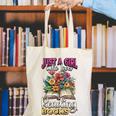 Just A Girl Who Loves Reading Books Canvas Tote Bag