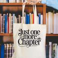 Just One More Chapter Book Lover Quote Reading Canvas Tote Bag Just One More Chapter Book Lover Quote Reading Canvas Tote Bag