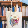 Kawaii Eagle Reads Book Reading Library Book Bookworm Canvas Tote Bag