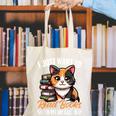 Kawaii Feline Book Reading Read Books Pet My Calico Cat Men Women Canvas Tote Bag Kawaii Feline Book Reading Read Books Pet My Calico Cat Men Women Canvas Tote Bag