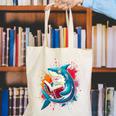 Kawaii Shark Reads Book Reading Library Book Bookworm Canvas Tote Bag Kawaii Shark Reads Book Reading Library Book Bookworm Canvas Tote Bag