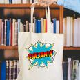 Kids Boys Benjamin Name Personalized Superhero Comic Book Canvas Tote Bag