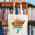 Kids Ka-Blam 7 Year Old Boys 7th Birthday Comic Book Super Hero Canvas Tote Bag Kids Ka-Blam 7 Year Old Boys 7th Birthday Comic Book Super Hero Canvas Tote Bag
