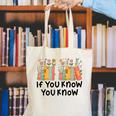If You Know You Know 6 7 Reading Books Merry Christmas Canvas Tote Bag
