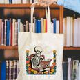 Leave Me Alone Skeleton Reading Book Floral Moon Librarian Canvas Tote Bag Leave Me Alone Skeleton Reading Book Floral Moon Librarian Canvas Tote Bag