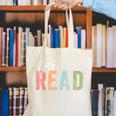 Let's Read Book Nerd Reading Book Lover Librarian Teacher Canvas Tote Bag