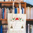 Most Likely To Read A Book On Christmas Matching Family Canvas Tote Bag
