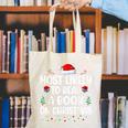 Most Likely To Read A Book On Christmas Matching Family Xmas Canvas Tote Bag