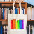 Live Life Like A Book Florida Would Ban LGBT Month Canvas Tote Bag