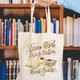 Love God Drink Coffee Read Books Christian Tee Canvas Tote Bag
