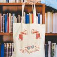 I Love Reading Books Literature Enthusiast Fun Canvas Tote Bag I Love Reading Books Literature Enthusiast Fun Canvas Tote Bag