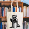I Love Trashy Book Club Raccoon No Shelf Control Weirdcore Canvas Tote Bag