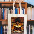 Man Reading Book Black History Month Book Lover Afro Canvas Tote Bag Man Reading Book Black History Month Book Lover Afro Canvas Tote Bag