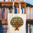 Melanin Afro Women Girl Book Librarian History African Canvas Tote Bag
