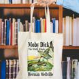 Moby Dick Book Cover Illustration Canvas Tote Bag