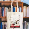 Murder Mystery And a Cup Of Tea Book Humor Canvas Tote Bag