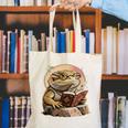 Nerdy Bearded Dragon Glasses Book Reading Canvas Tote Bag Nerdy Bearded Dragon Glasses Book Reading Canvas Tote Bag