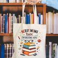 Nerdy Moms Raise Interesting Kids Books Science Canvas Tote Bag