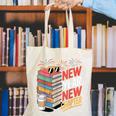 New Year New Chapter Book Lover Reader Canvas Tote Bag New Year New Chapter Book Lover Reader Canvas Tote Bag