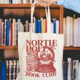 North Pole Book Club Christmas Canvas Tote Bag North Pole Book Club Christmas Canvas Tote Bag