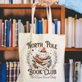 North Pole Book Club Hot Cocoa Served Daily Librarian Xmas Canvas Tote Bag North Pole Book Club Hot Cocoa Served Daily Librarian Xmas Canvas Tote Bag