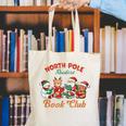 North Pole Readers Book Club Reading Book Christmas Canvas Tote Bag North Pole Readers Book Club Reading Book Christmas Canvas Tote Bag