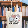 Nothing Beats Reading Rock Paper Scissors Book Lover Teacher Canvas Tote Bag