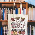 Nothing Goes Beyond Reading Rock Paper Scissors Book Canvas Tote Bag