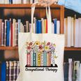 Occupational Therapy Wildflower Book OT Therapist Assistant Canvas Tote Bag Occupational Therapy Wildflower Book OT Therapist Assistant Canvas Tote Bag