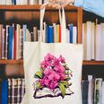 Orchids Flowers Book Floral Canvas Tote Bag Orchids Flowers Book Floral Canvas Tote Bag