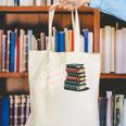 The Original Handheld Device Book Fair Book Lover Canvas Tote Bag