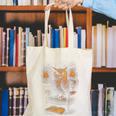 Owl Library Books Wisdom Reading Vintage Scholar Canvas Tote Bag