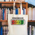 Powered By Books Bookworm Librarian Reading Canvas Tote Bag Powered By Books Bookworm Librarian Reading Canvas Tote Bag
