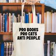 PRO Books PRO Cats Anti People Canvas Tote Bag