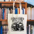 Proudly Anti Social Member Of The Introverted Book Club Canvas Tote Bag Proudly Anti Social Member Of The Introverted Book Club Canvas Tote Bag