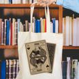 Queen Of Books Playing Card Aesthetic For Book Lovers Premium Tri-Blend Canvas Tote Bag