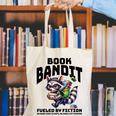 Racoon-Bookworm-Book Bandit-Fueled By Fiction Canvas Tote Bag Racoon-Bookworm-Book Bandit-Fueled By Fiction Canvas Tote Bag