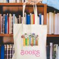 There Is No Such Thing As Too Many Books Reading Bookworm Canvas Tote Bag