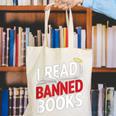 I Read Banned Books Defiant And Bold Canvas Tote Bag