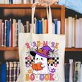 Read More Books Ghost Reading Book Teacher Halloween Canvas Tote Bag