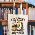 Read Books Be Kind Stay Weird Bookish Silly Goose Reading Canvas Tote Bag Read Books Be Kind Stay Weird Bookish Silly Goose Reading Canvas Tote Bag