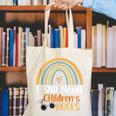 I Still Read Children's Books Rainbow Canvas Tote Bag