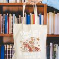 Read 'Em Cowgirl Saddle Up With A Good Book Rodeo Bookworm Canvas Tote Bag