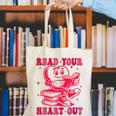 Read Your Heart Out Valentines Day Book Lover Bookish Teach Canvas Tote Bag