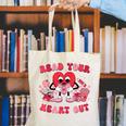 Read Your Heart Out Valentines Day Teachers Book Lovers Canvas Tote Bag