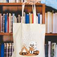 Read S'More Books Camping Outdoors Reading Campfire Smores Canvas Tote Bag Read S'More Books Camping Outdoors Reading Campfire Smores Canvas Tote Bag