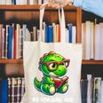 Readasaurus Reading Dinosaur Book Reader Bookworm Canvas Tote Bag