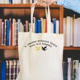 Reader Without a Book Is Tragedy Dragon Bookworm Canvas Tote Bag