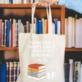 Reading 6-7 Six Seven Meme English Teacher Book Lover Canvas Tote Bag